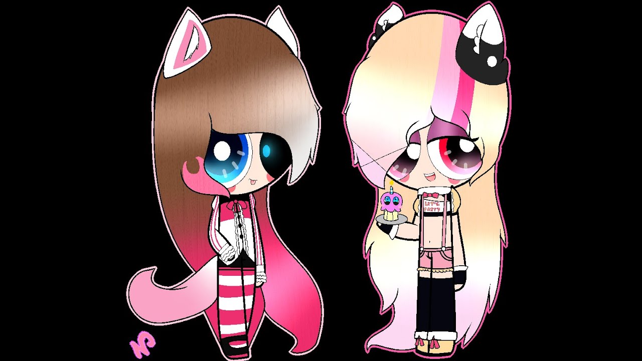 Toy chica and mangle (collab with mariana sparkle)