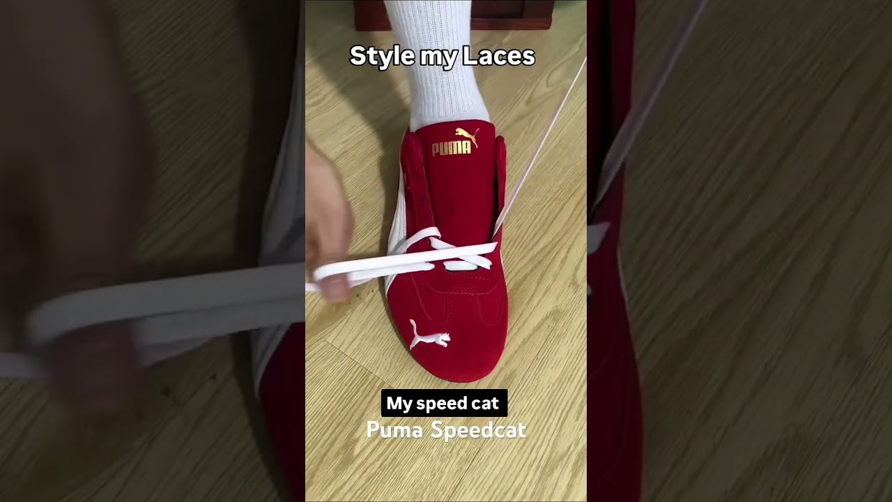 styling Laces #Puma #speedcat #laces #style #fashion #footwear #sneakers