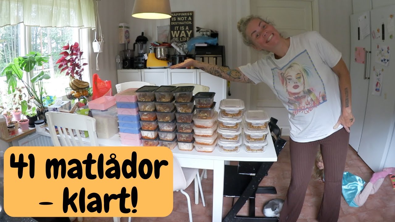 41 Matlådor, 3 Timmar – Perfekta Middagar för Veckor Framåt!
