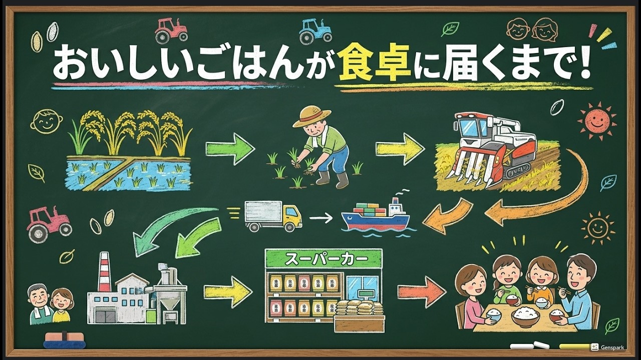 おいしいごはんが食卓に届くまで（日本農業新聞