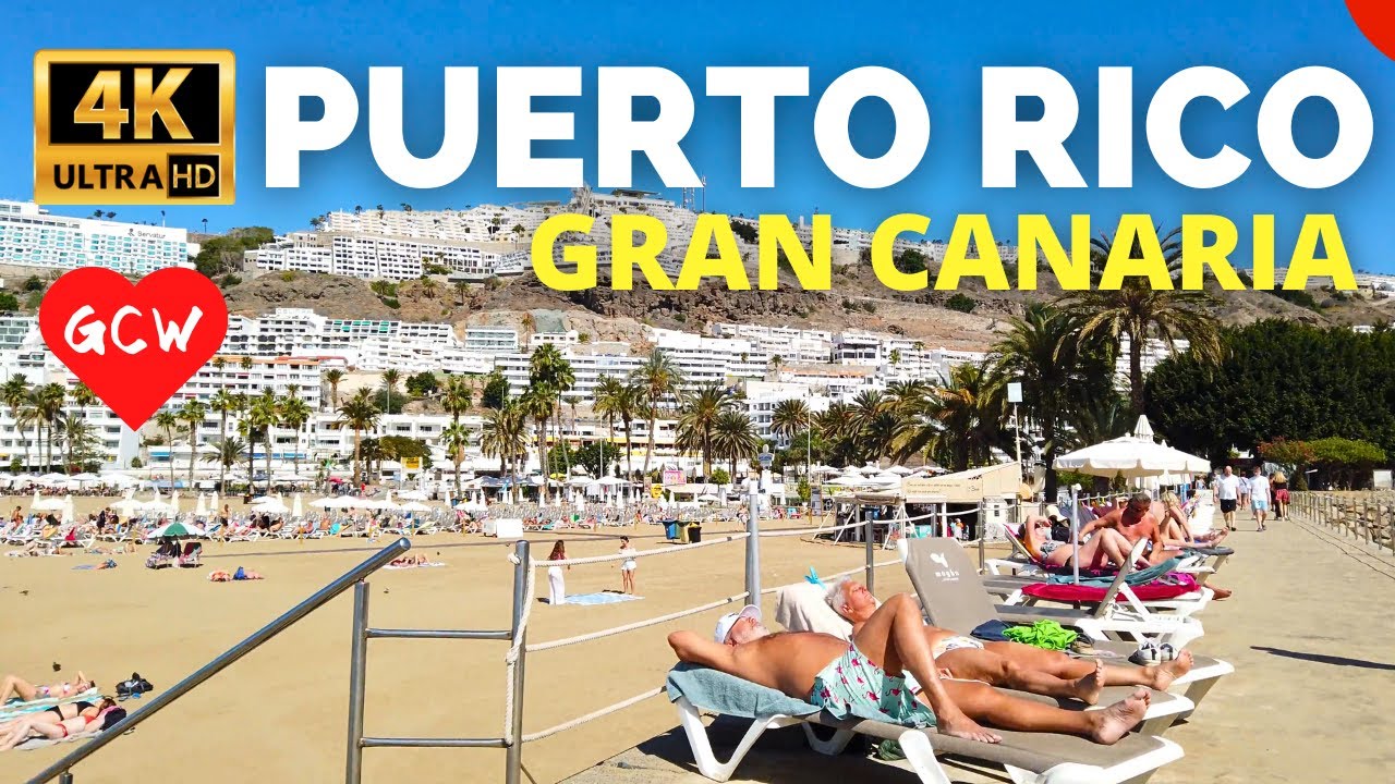 PUERTO RICO Gran Canaria March 22, 2024🔴Beach to El Greco Apartments