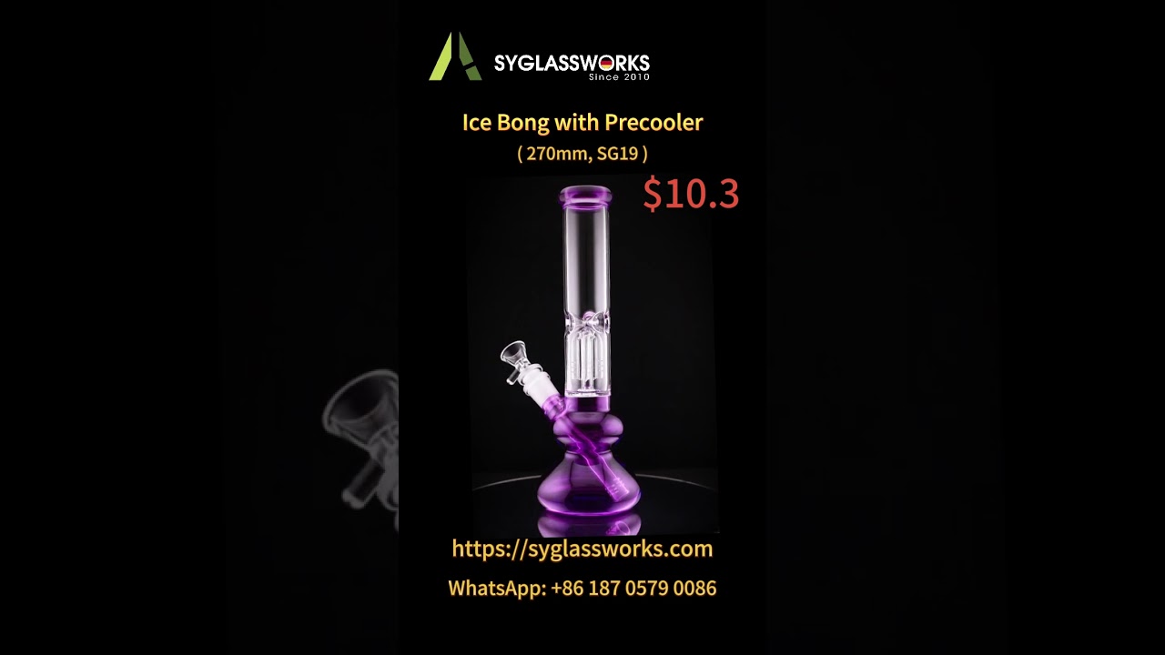 Ice Bong with Precooler 270mm