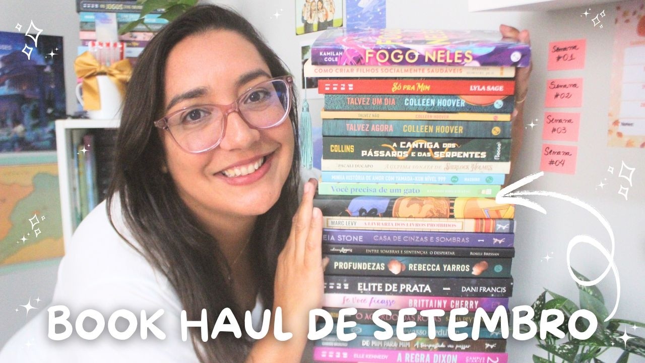 BOOKHAUL: todos os livros novos recebidos em setembro!!