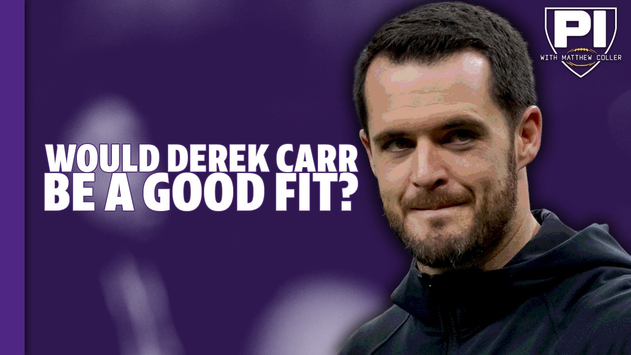 Saints reporter thinks Derek Carr is a good Vikings fit