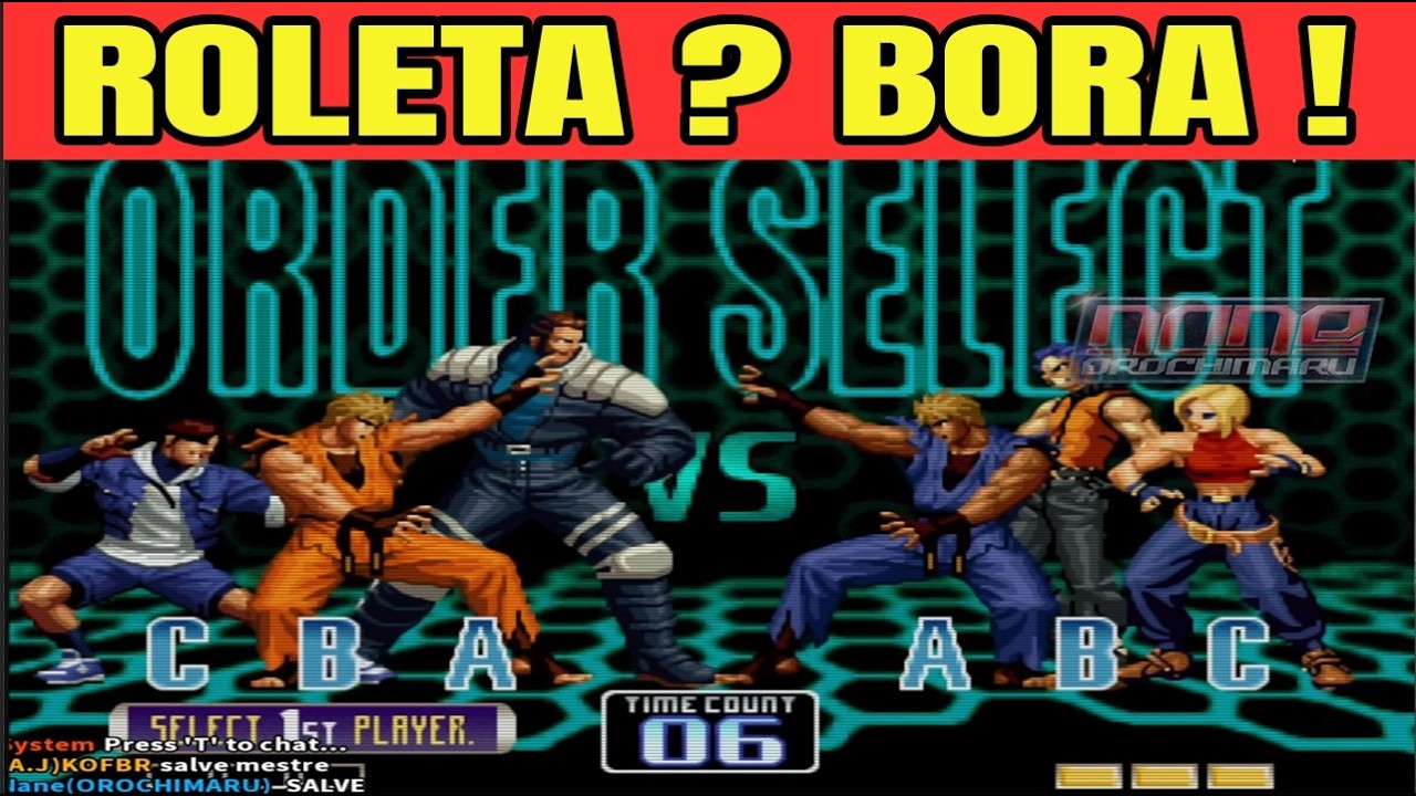►KOF 2002 NORMAL►CHAMOU PRA ROLETA ENTÃO VAMOS