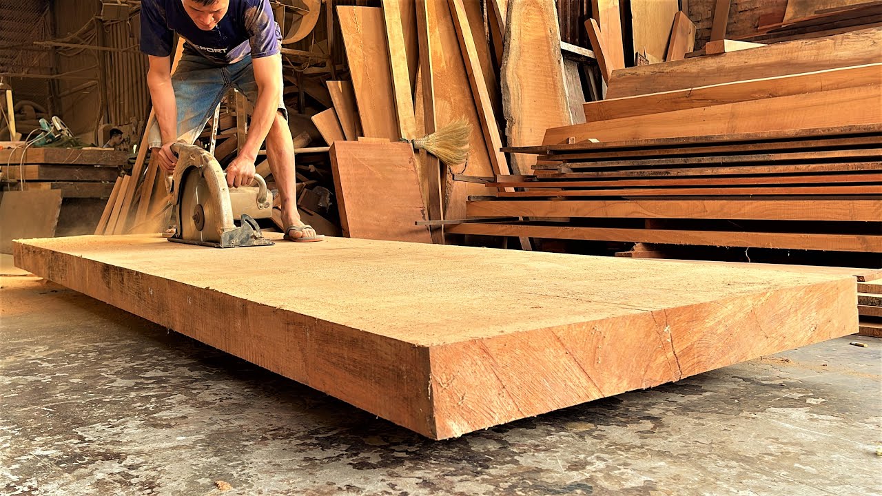 Heavy Giant Monolithic Furnitures Mr Van // Masterful Woodworking Crafts & Unmatched Products