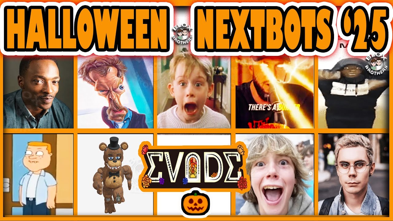 2025 EVADE HALLOWEEN NEXTBOTS & Their ORIGINS AND SOUND STORIES  / Roblox