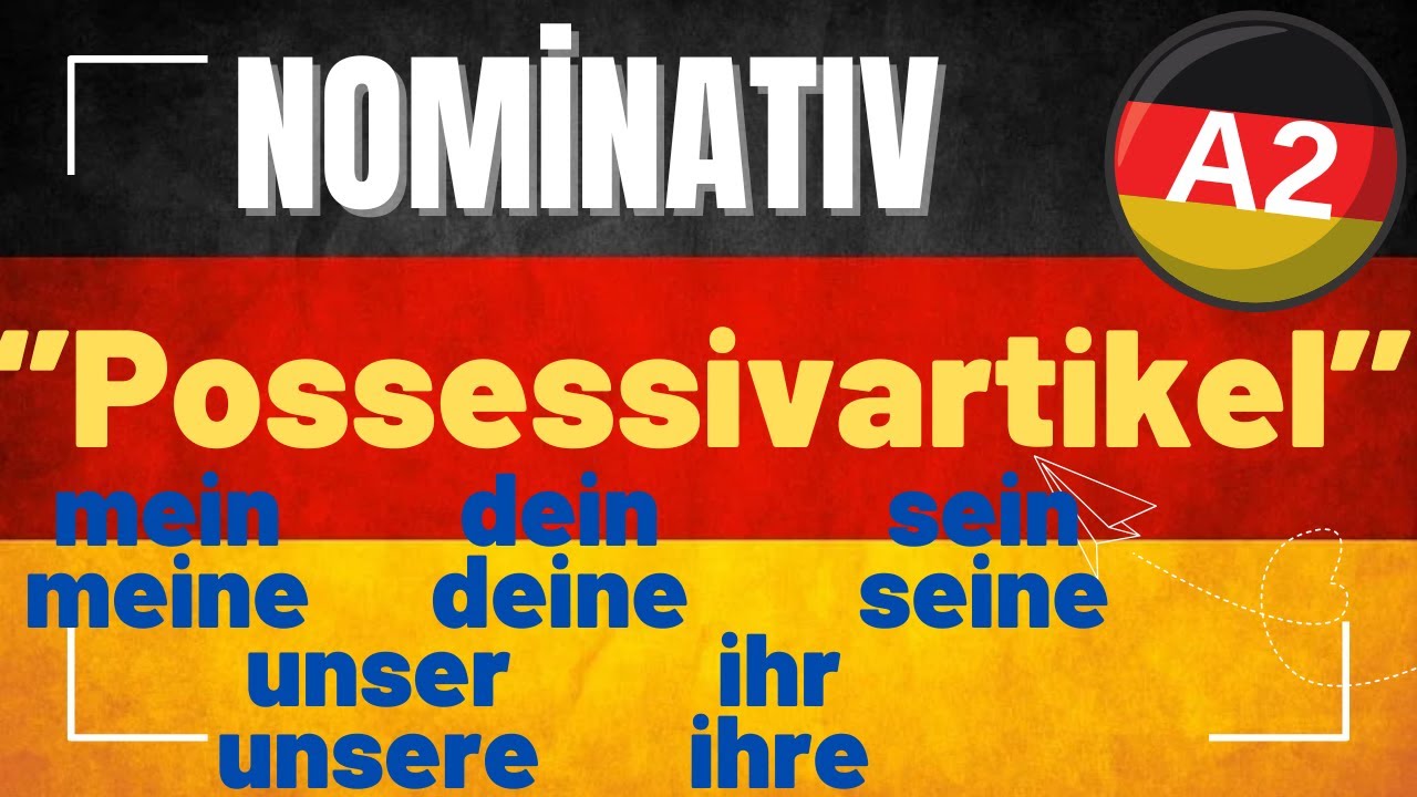 Ders 15 Almanca A2 / Nominativ #deutsch #deutschlernen #deutschkurs #almancaöğreniyorum #almancaa1