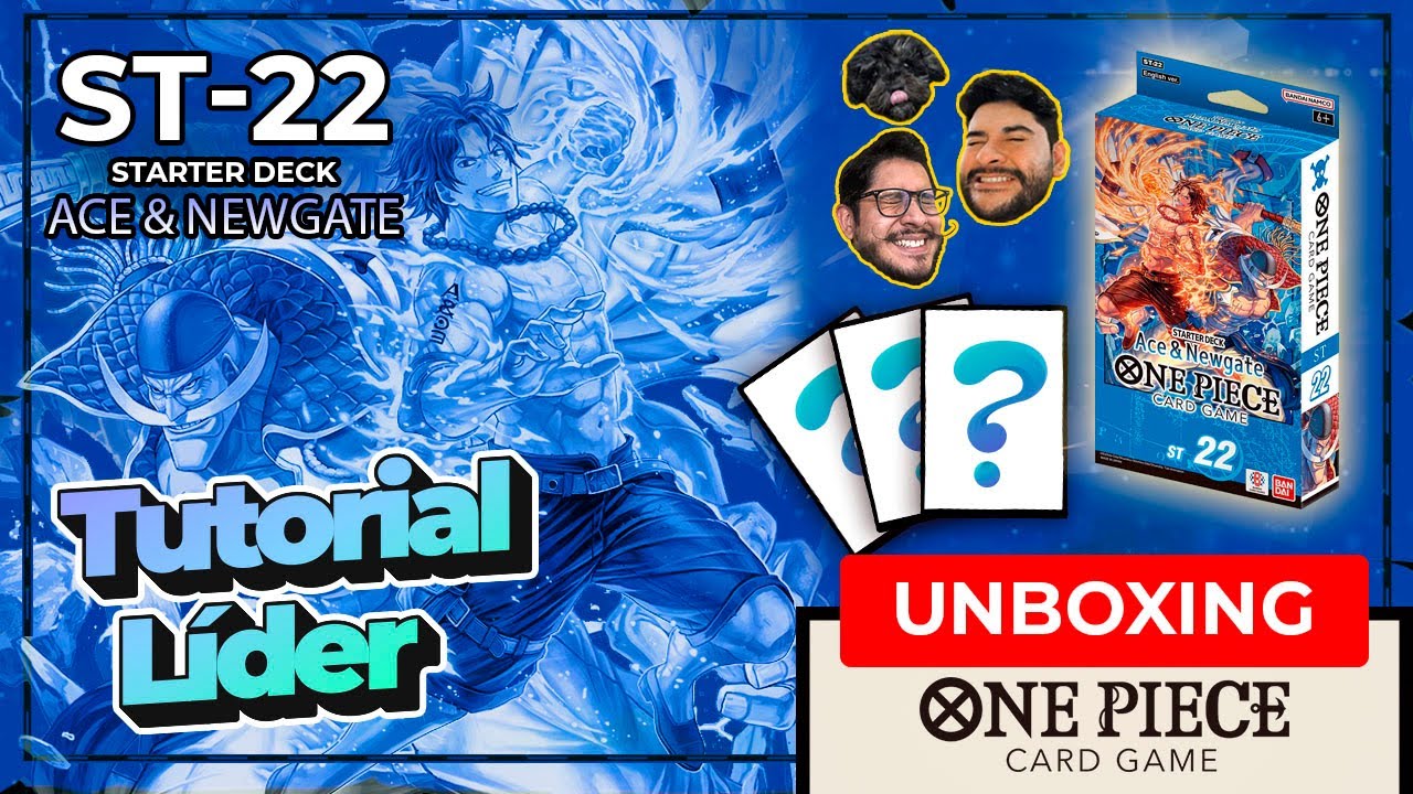 Un deck de padre e hijastro: 🤜🏻 🕸️🔥 | One Piece Card Game | ST-22 Ace & Newgate | Starter Deck 22