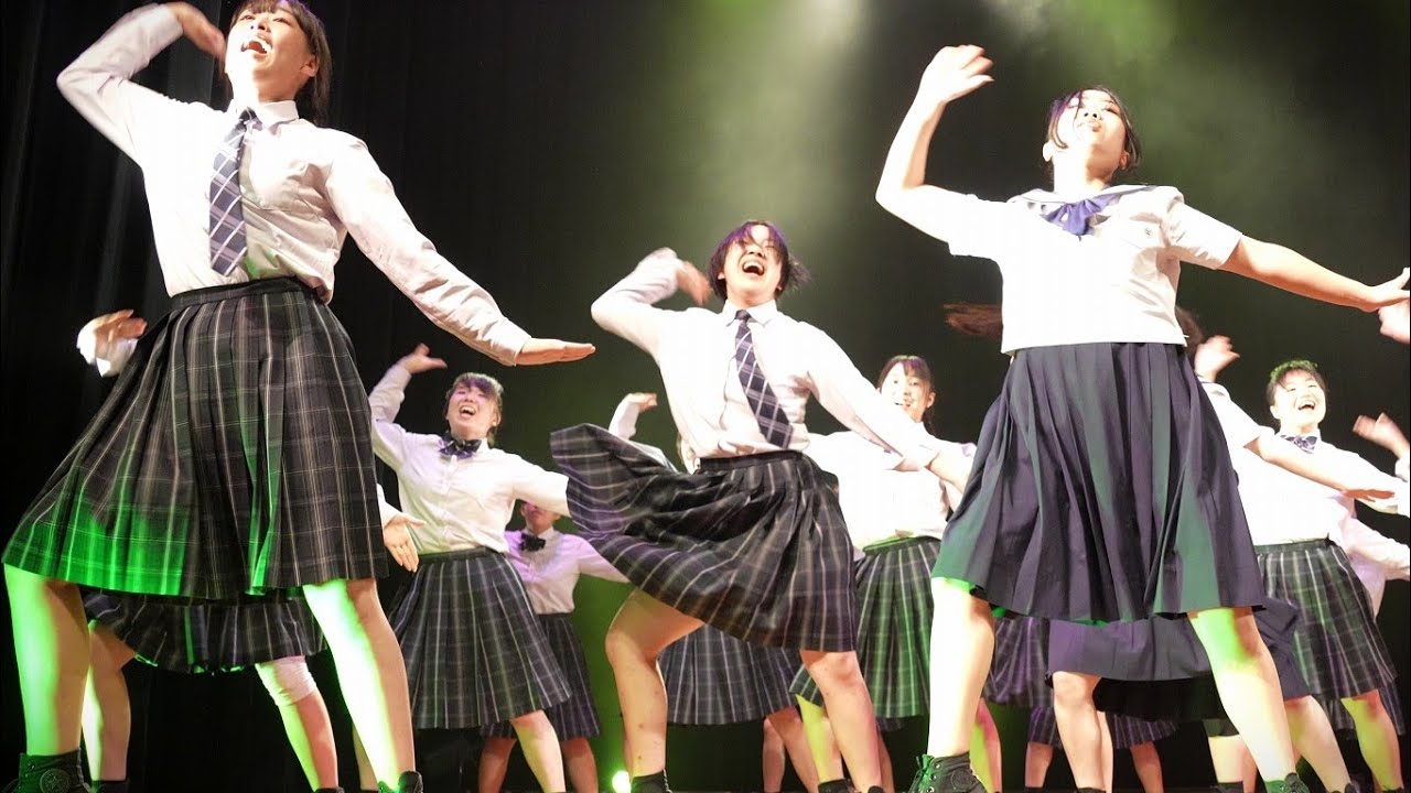 精華女子高校ダンス部/QueenBee/舞台に立って/YOASOBI/制服ダンス/dance　博多市民センター2024【4K60P】