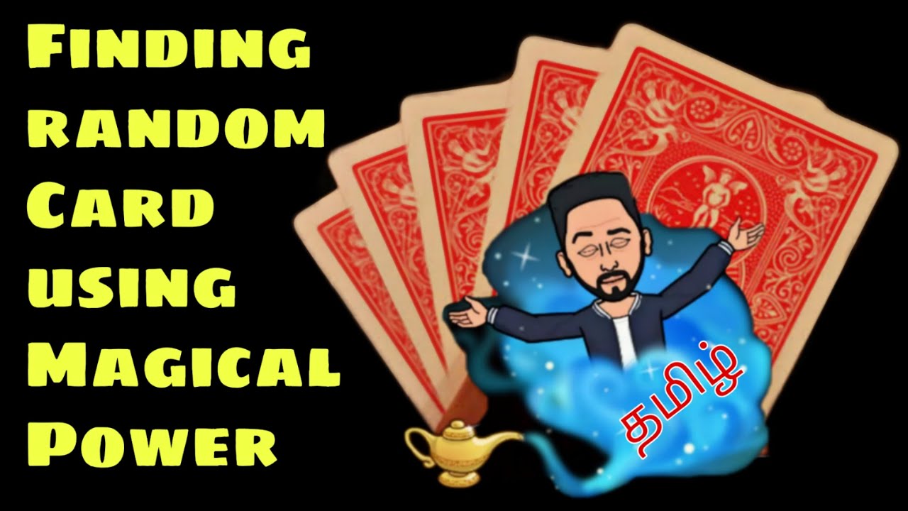 Simple Card Magic Trick in Tamil | Find & Name a Random Card