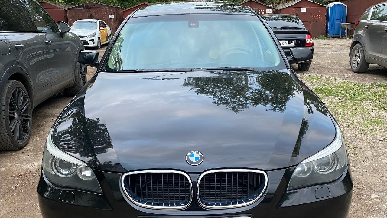 BMW 5 e60 чистка водостоков люка и ремонт вентиляции багажника от попадания воды в отсек АКБ