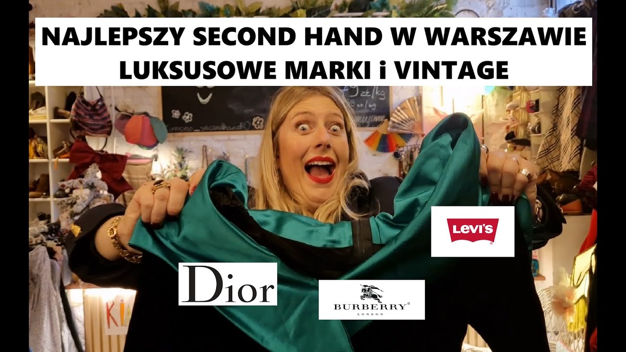 💃NAJLEPSZY SECOND HAND | GENIALNY VINTAGE SHOP | LUKSUSOWE PEREŁKI | KASZMIR, DIOR, BURBERRY, LEVI'S