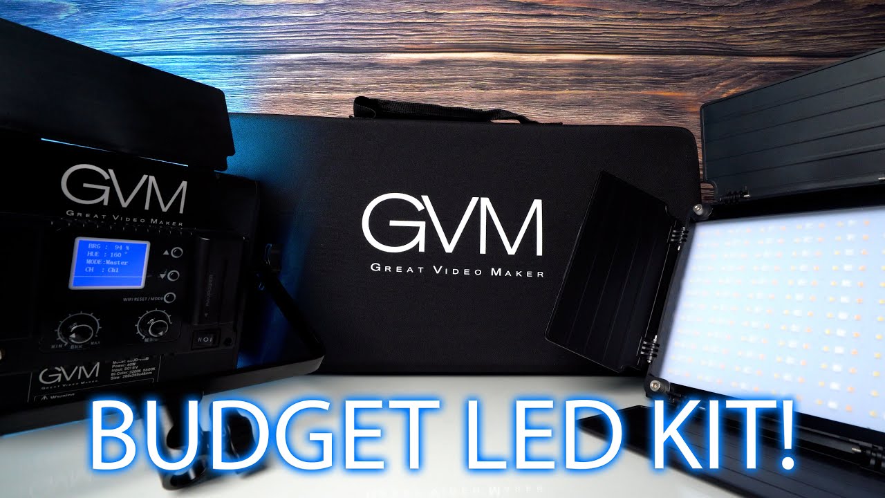 BEST BUDGET RGB LED LIGHT SET! GVM 800D Review