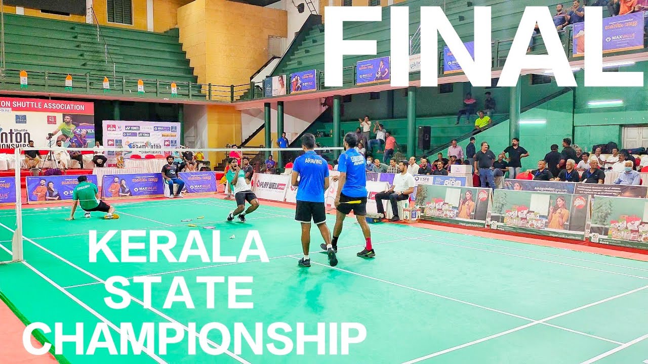 ARAVIND/SHIVASHANKAR V/S RAVIKRISHNA/SANKAR KERALA STATE SENIOR BADMINTON CHAMPIONSHIP THRISSUR 2022