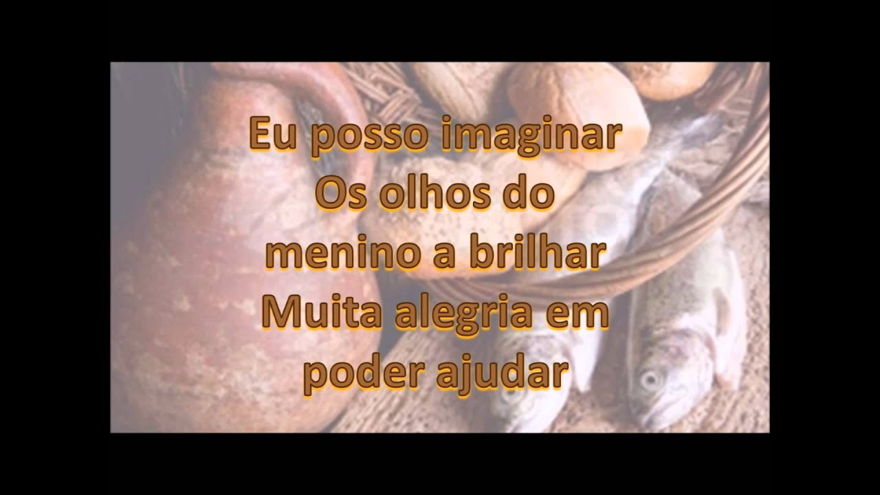 Cinco Pães e Dois Pexinhos - Playback e Letra