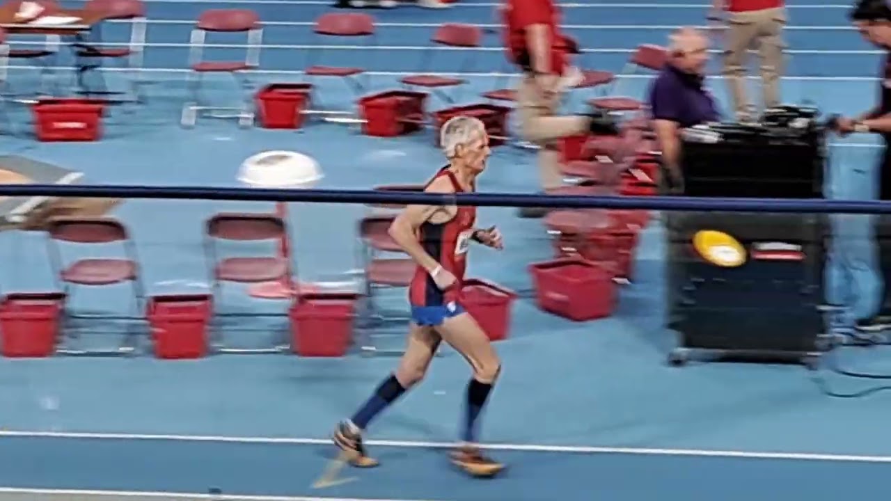 NK Masters indoor 2024 de 3000m finale mannen 60 en 65