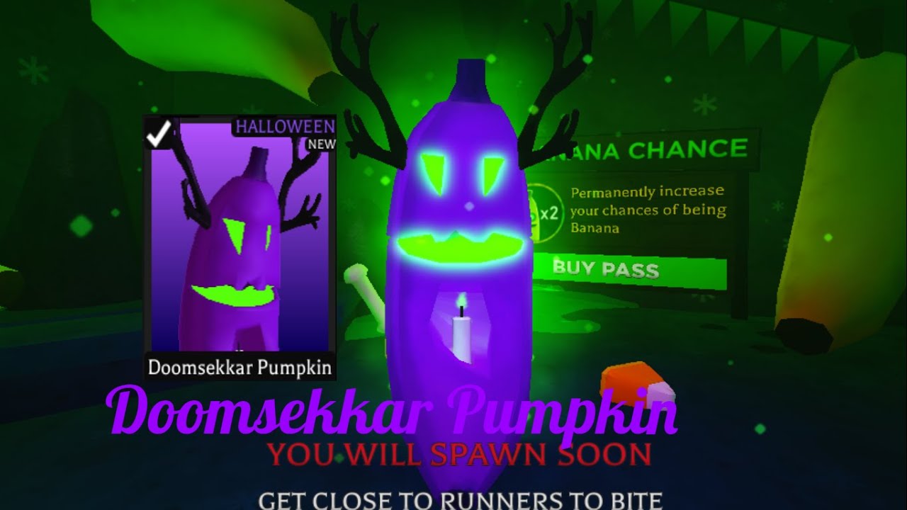 Roblox Banana Eats Part 662 New Doomsekkar Pumpkin Unlocked!