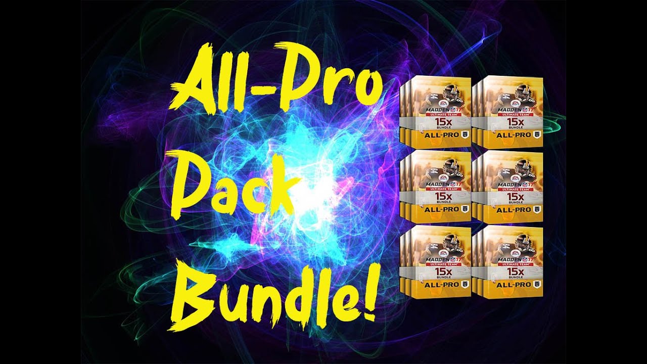 Madden NFL 17 MUT All Pro Pack Bundle