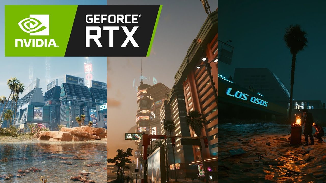 CYBERPUNK 2077 FREE ROAM｜ Crossing the City From Dawn to Dusk - PC 4K RTX  -