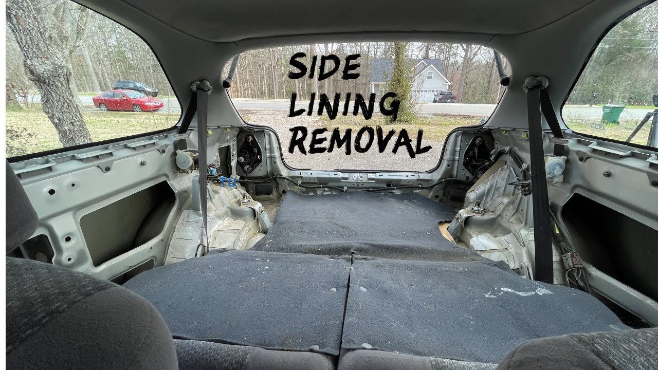 Trunk Side Lining Removal | 1998 Honda Civic Hatchback