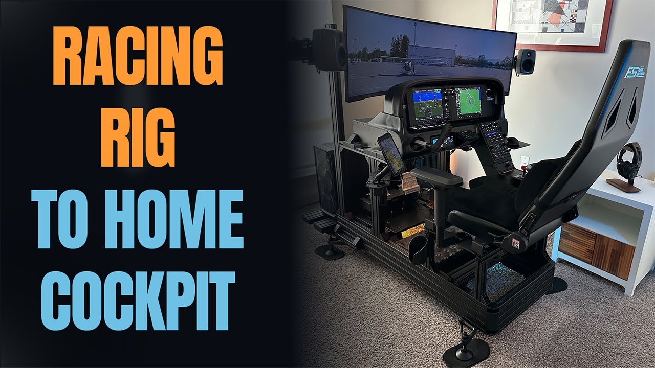 How I Turned a Sim Racing Frame into a Flight Cockpit
