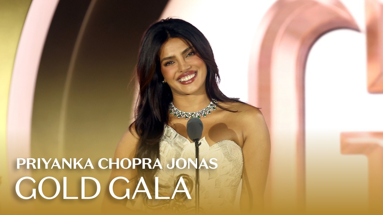 Priyanka Chopra Jonas Receives the Global Vanguard Award | Gold Gala 2026