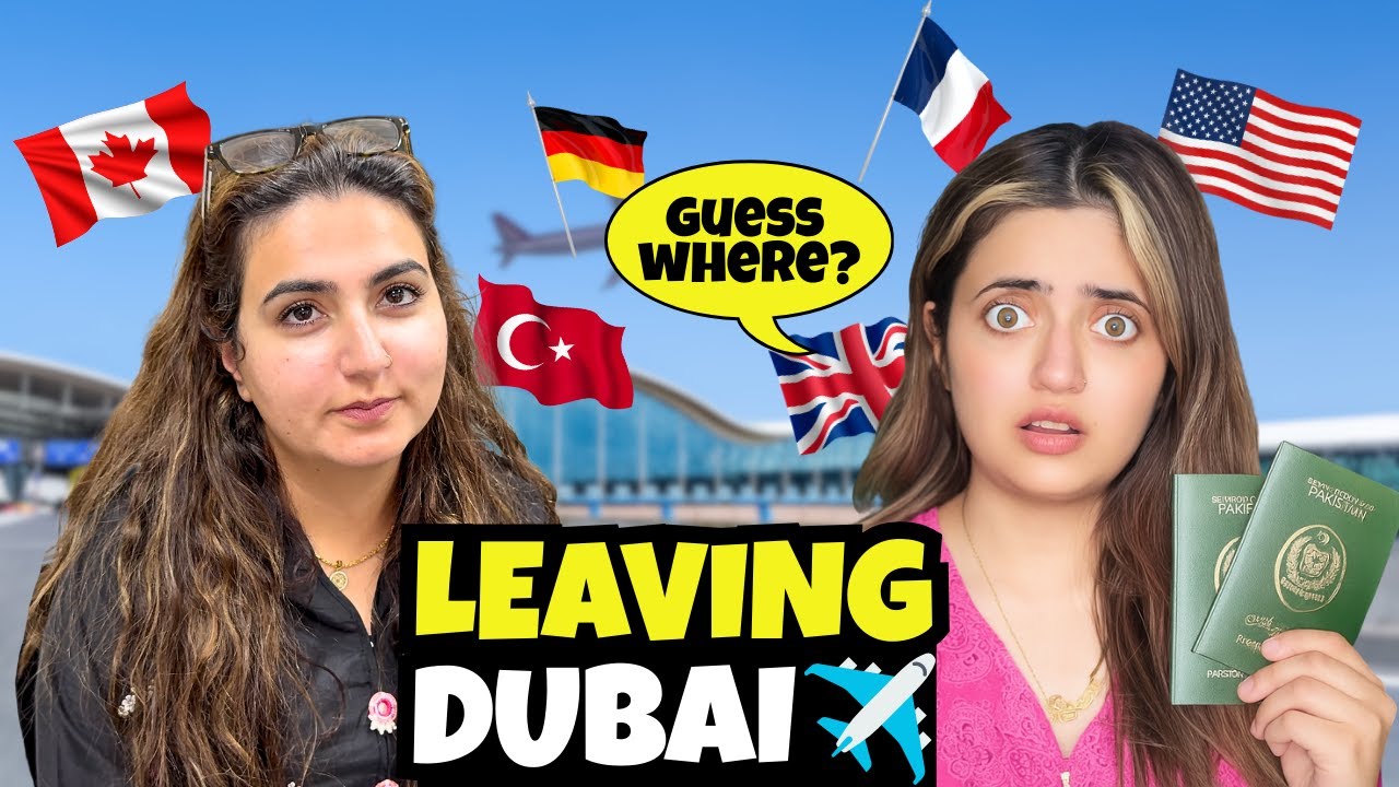 Leaving Dubai forever 🥹 Bhen bhi sath ja rhi 🥲