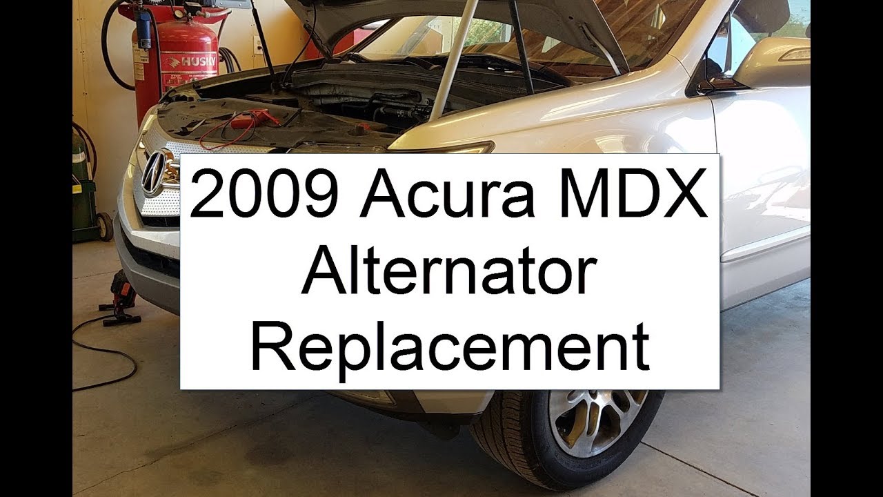 2009 Acura MDX Alternator replacement