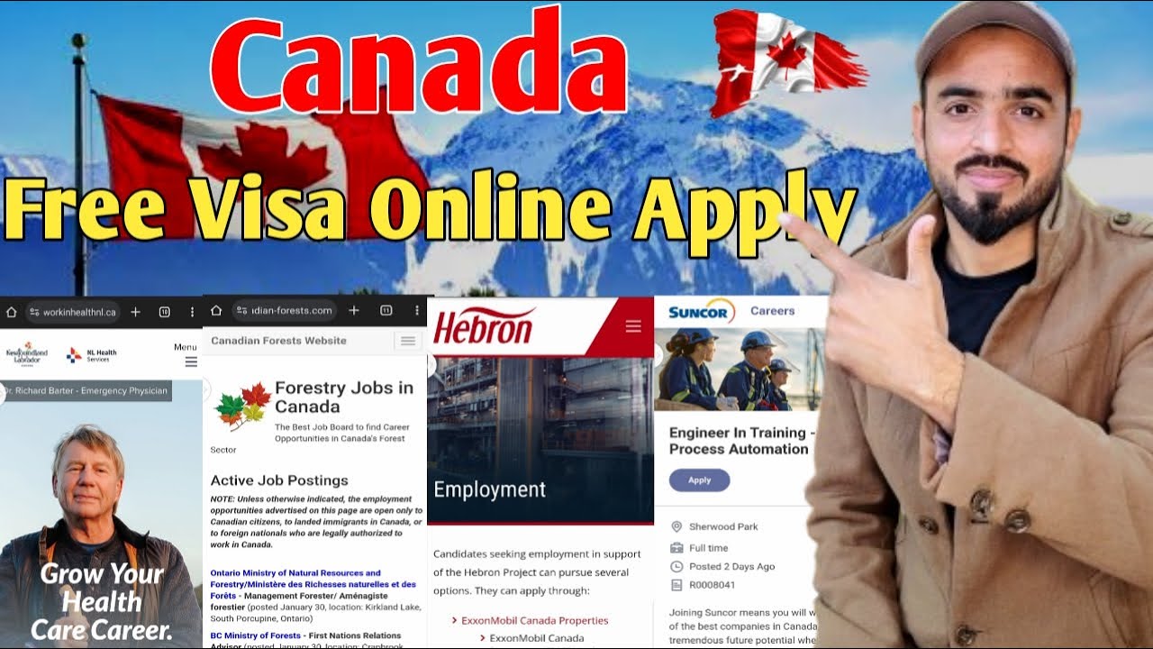 Canada Free Visa 2024 Apply Online | Canada Immigration 2024 | Canada Free Visa Apply Krne Ka Tarika