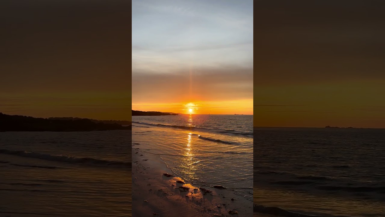 #sunset #goldenhour #beach #cotesdarmor #bretagne