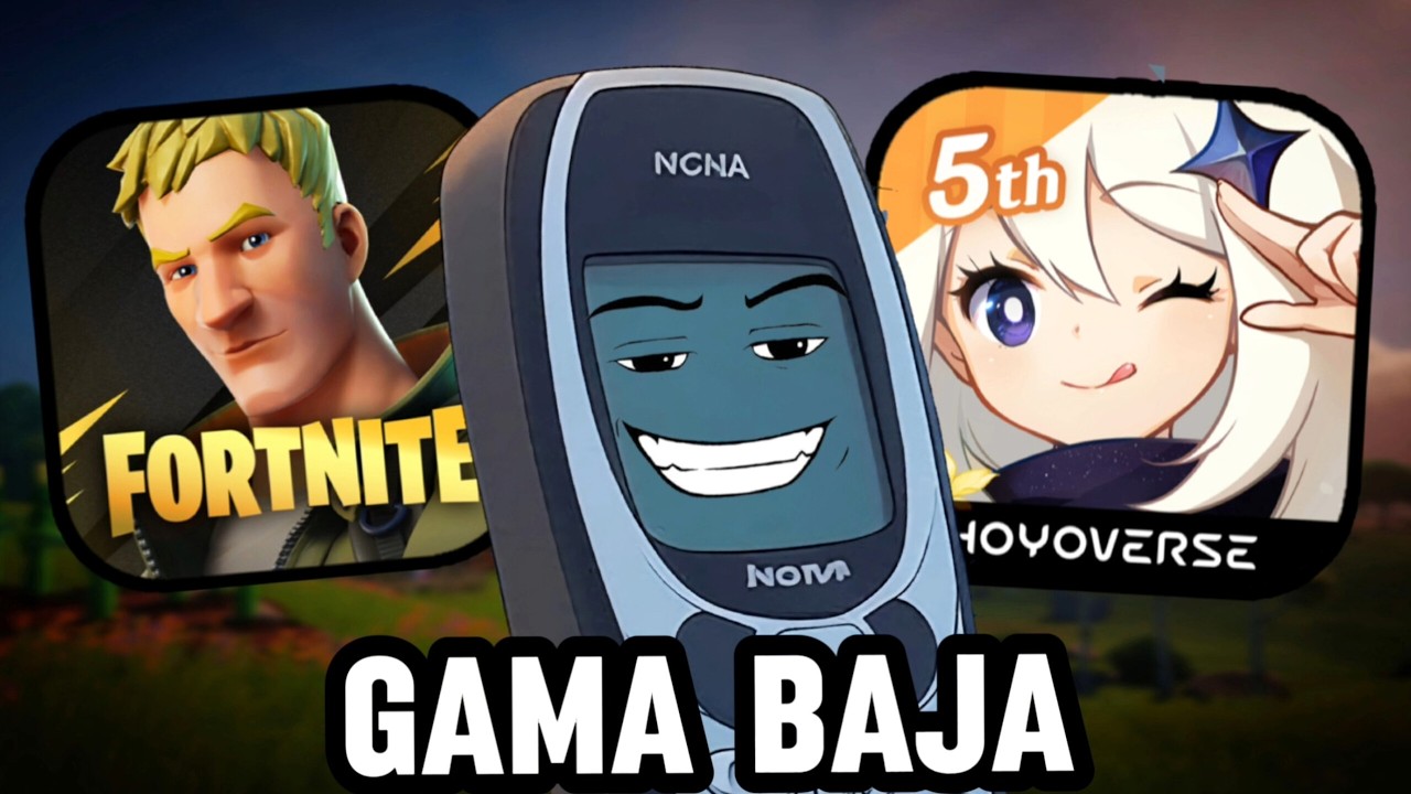Probé JUEGOS POTENTES de CELULAR en un GAMA BAJA