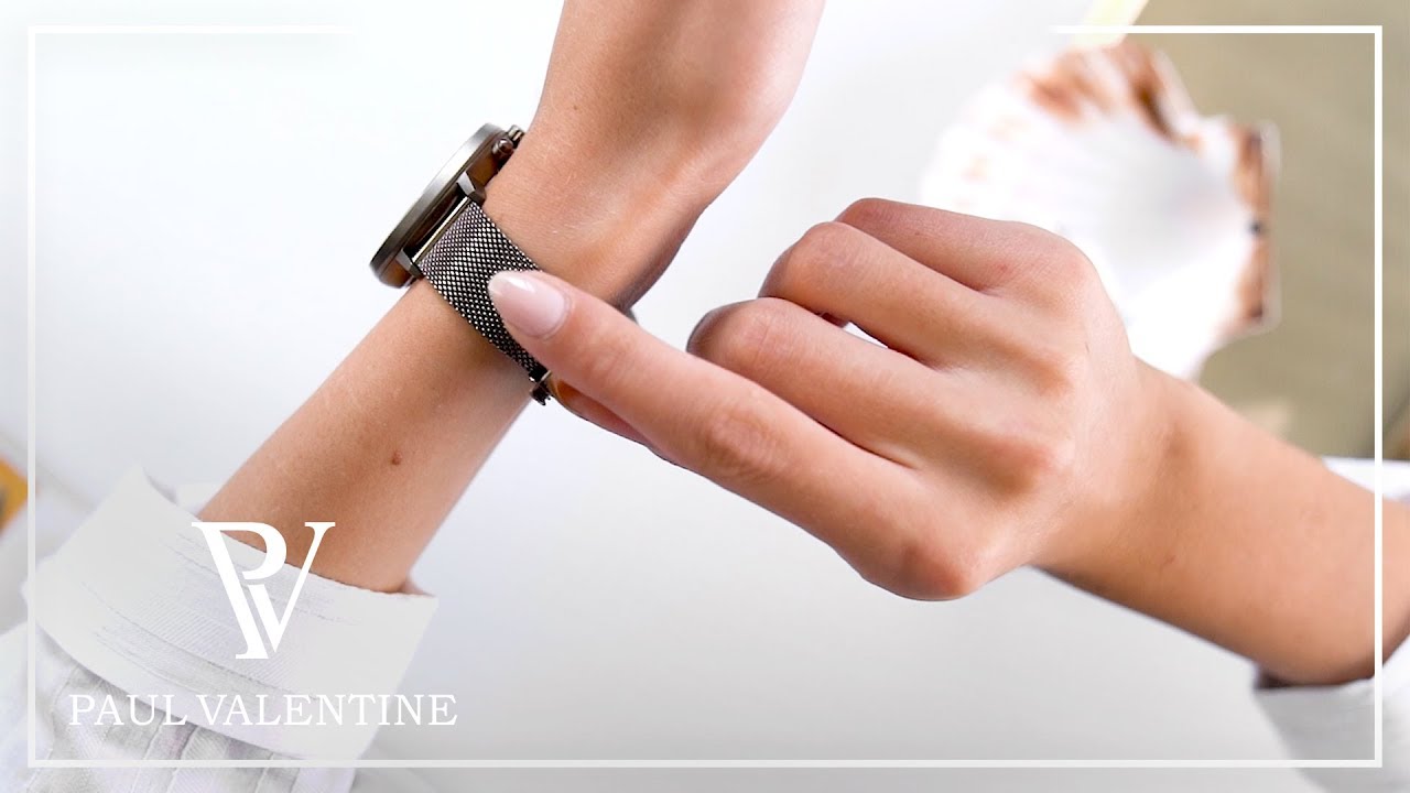 PAUL VALENTINE | How to open & Close mesh straps