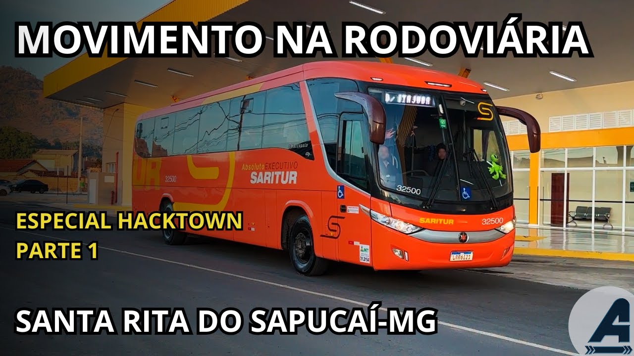 MOVIMENTO NO TERMINAL RODOVIÁRIO EM SANTA RITA DO SAPUCAÍ-MG | HACKTOWN 2025 [PARTE 1]