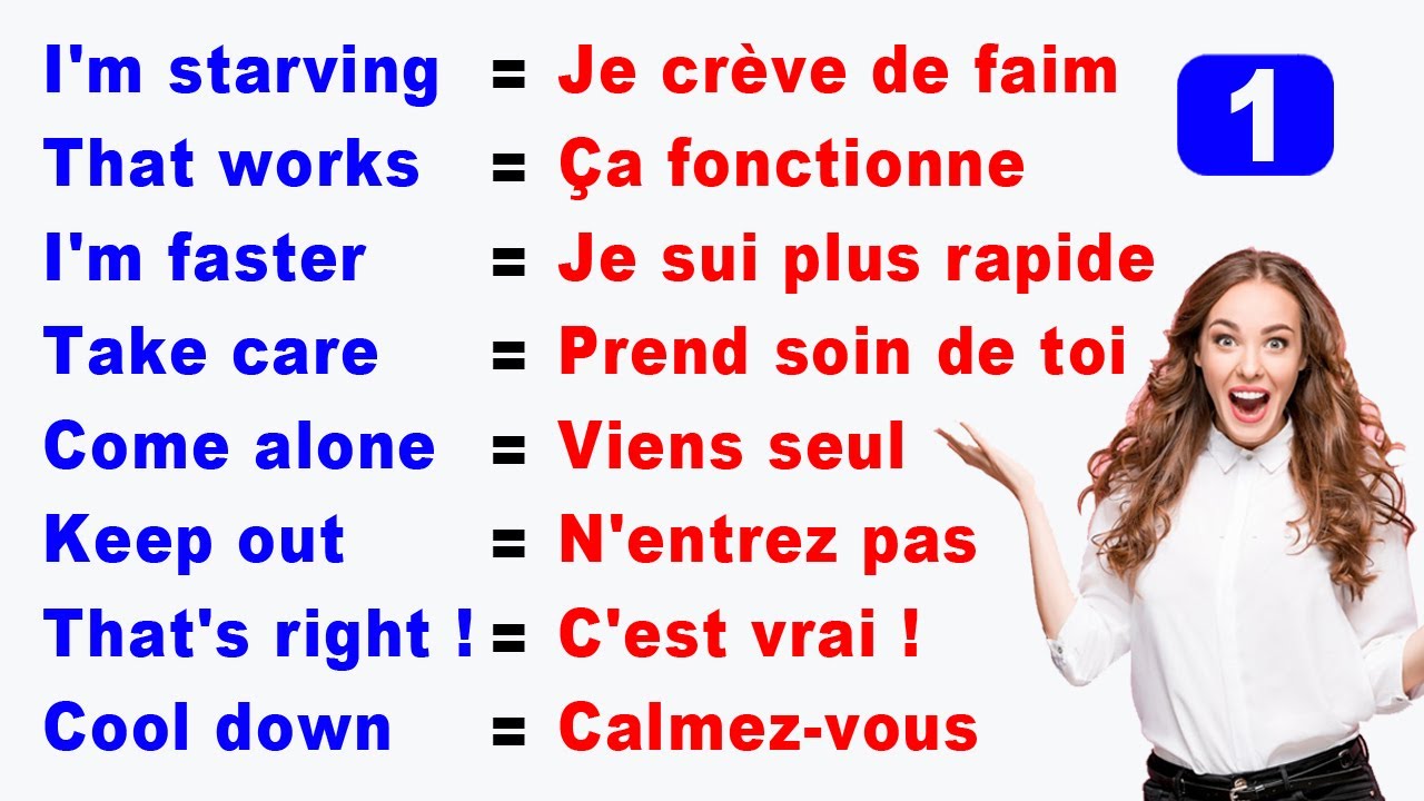 150 Phrases Courtes les plus Utilisées en Anglais || 150 Most Used Short Phrases in English