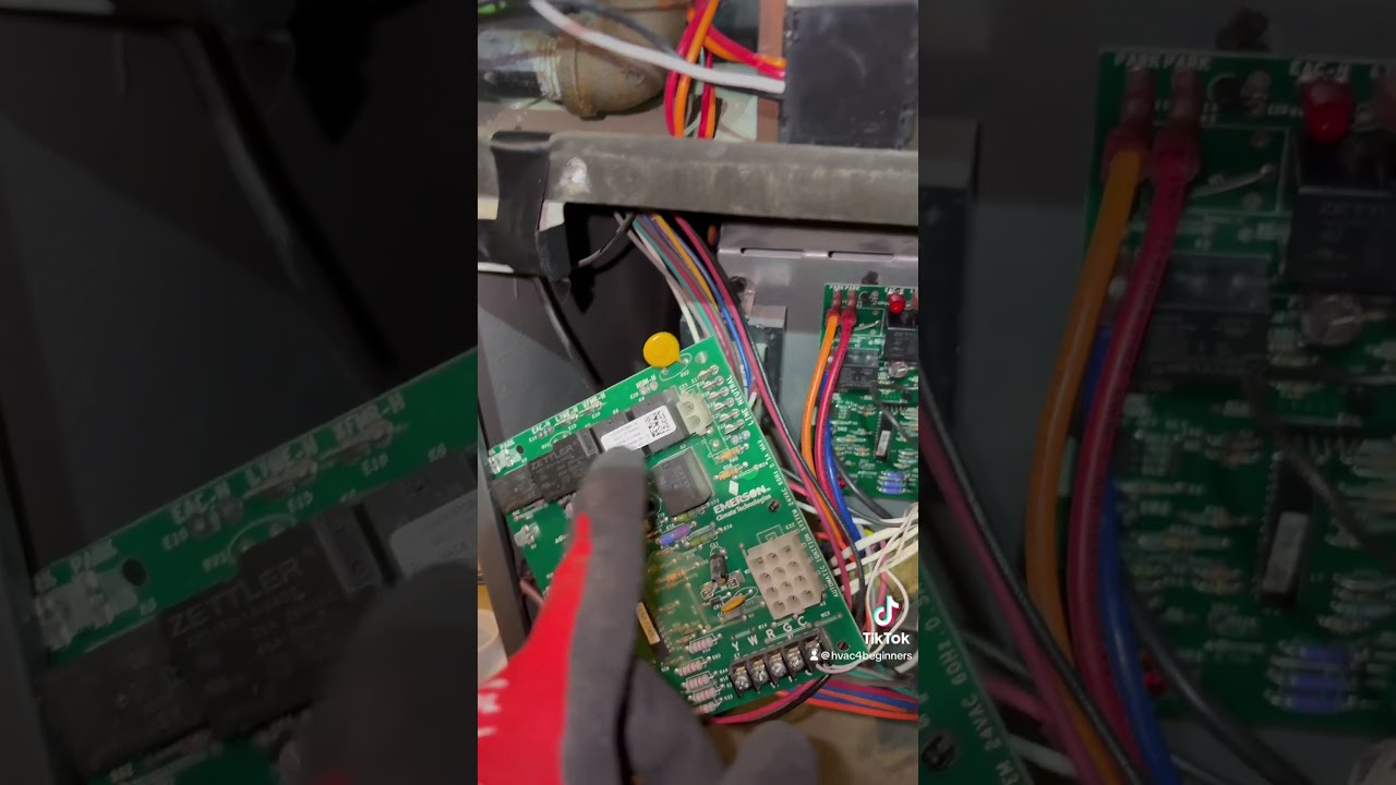 How to replace a furnace control board #hvac #centralheating #furnace #furnacesolutions #hvacservice