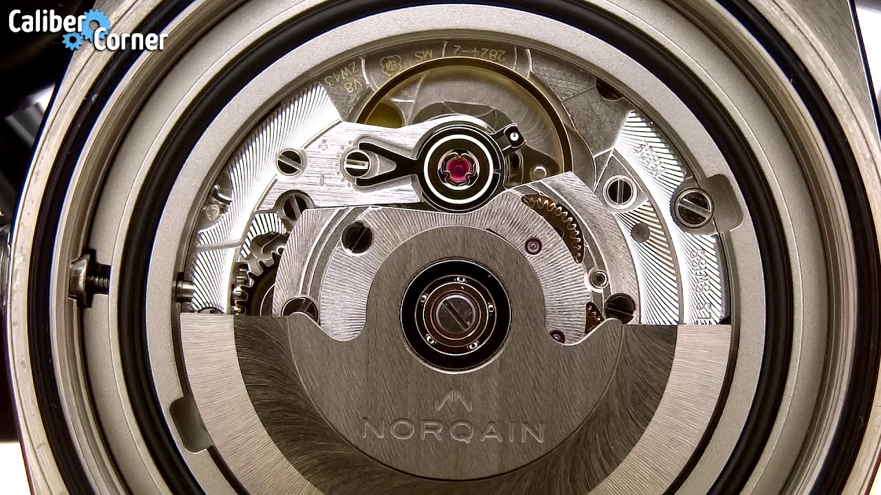 Norqain NN09 Automatic Watch Movement (white labelled ETA caliber 2824-2)