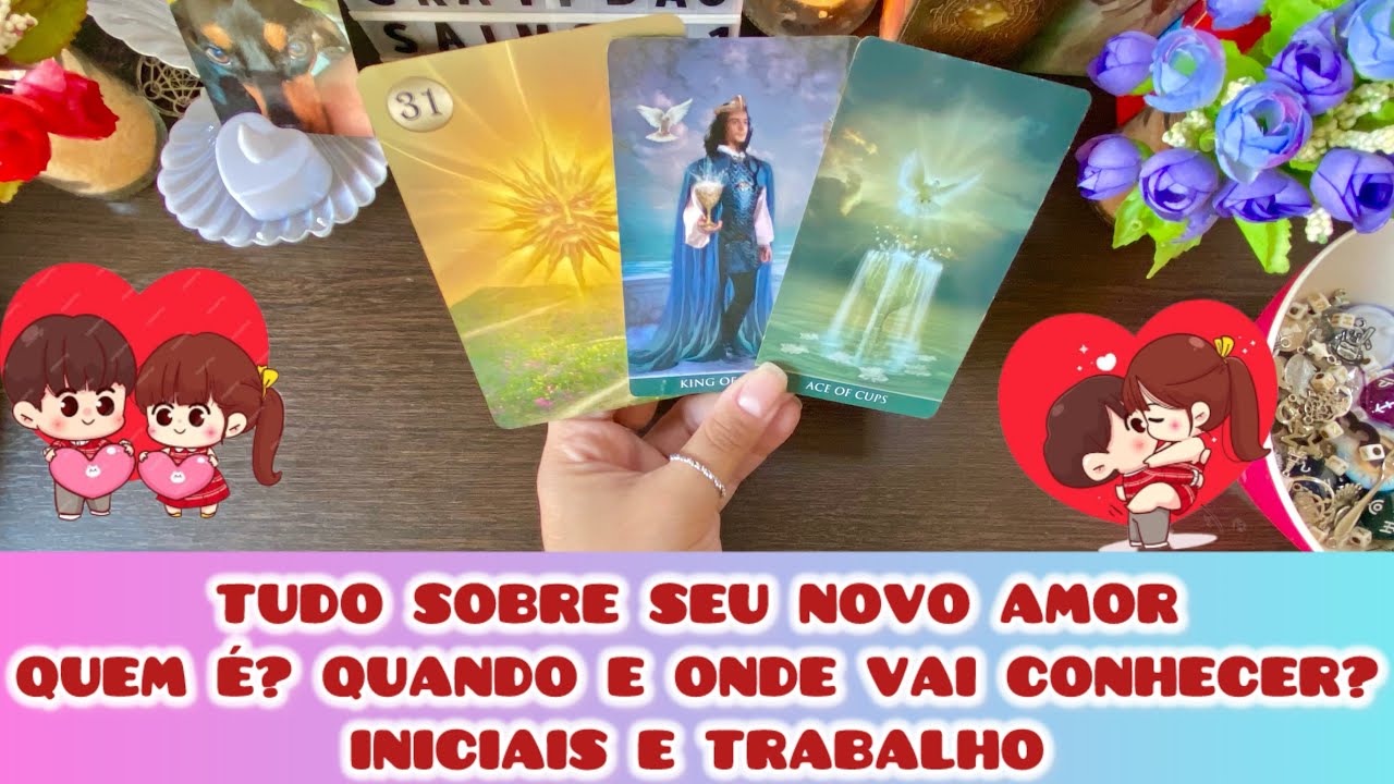 😍💕 TUDO SOBRE SEU NOVO AMOR QUEM É?   #taro #tarot #tarotonline #tarotamor #amor #novoamortarot