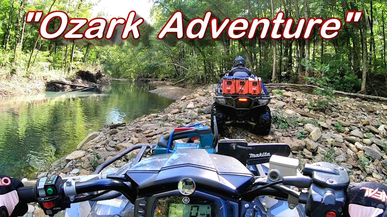 Ozark adventure ride contines! Trail blocked issues Yamaha Polaris.