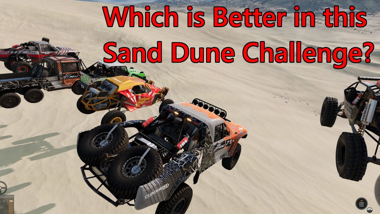 Stranded in the Desert? Let's See Who Can Get You Out! | BeamNG Update 0.27