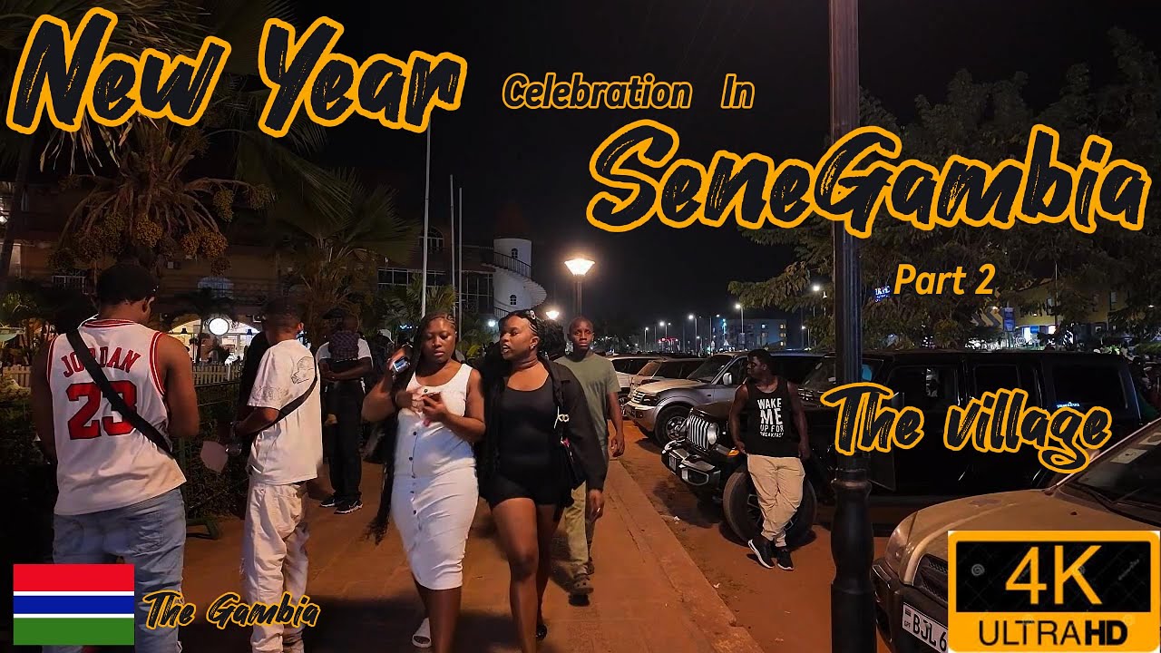New Year Celebration in 🇬🇲  Senegambia Part 2, The Village [ Nightlife In The Gambia]