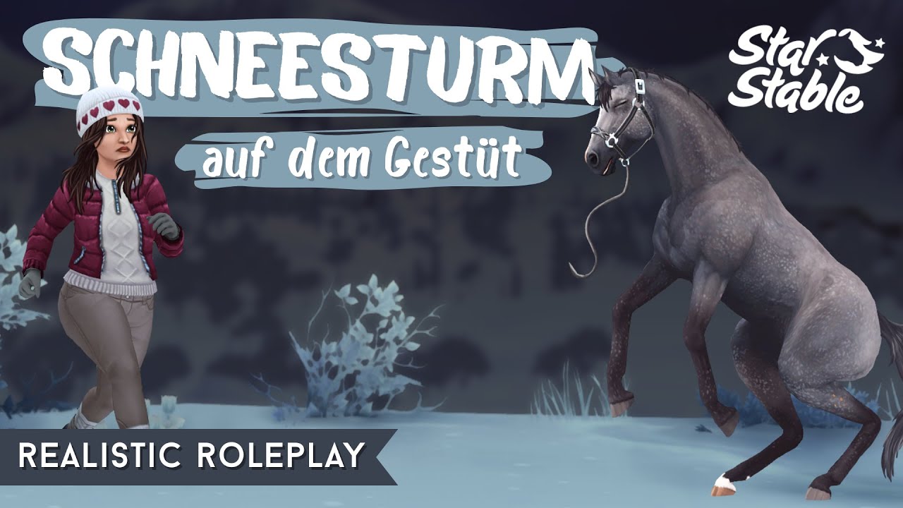 SCHNEESTURM 😱 auf dem Gestüt ❄️ VLOG | Winter-Routine FMA | Star Stable realistic roleplay [DEUTSCH]