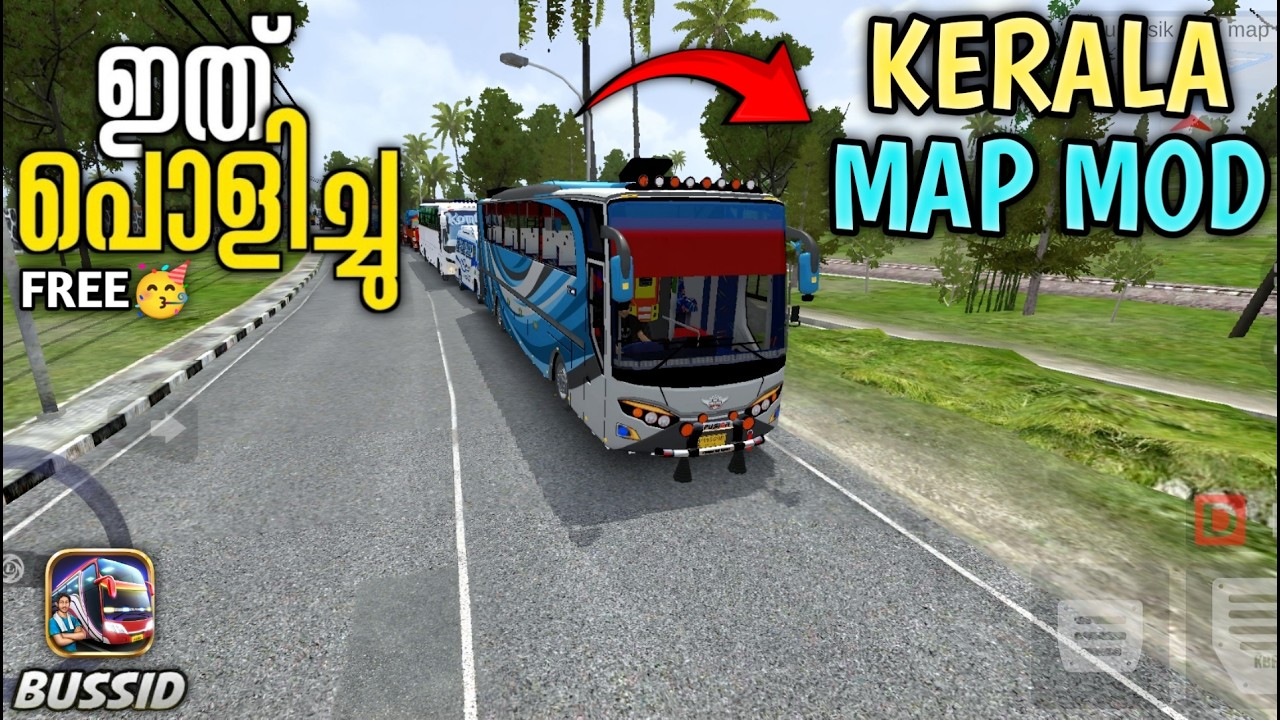 ഇനി ഇതും Set🔥|KERALA MAP MOD ON BUSSID🤩| [6K Tech]