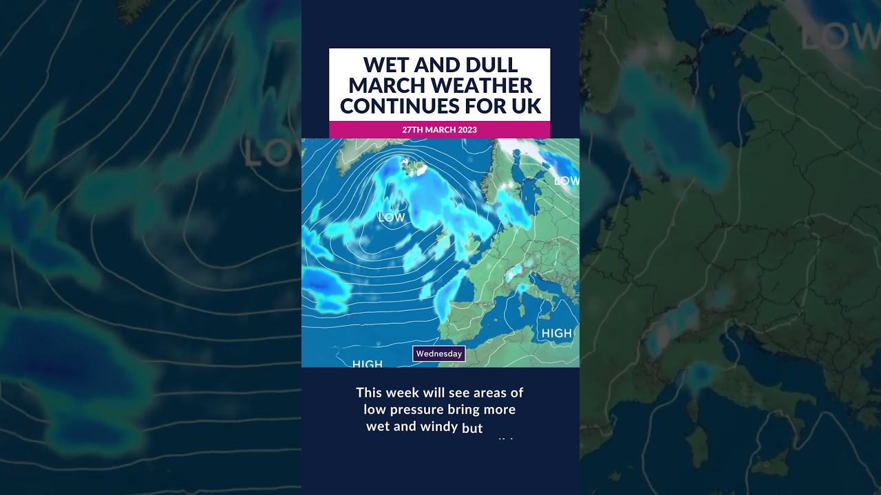 Wet and dull March weather continues for UK