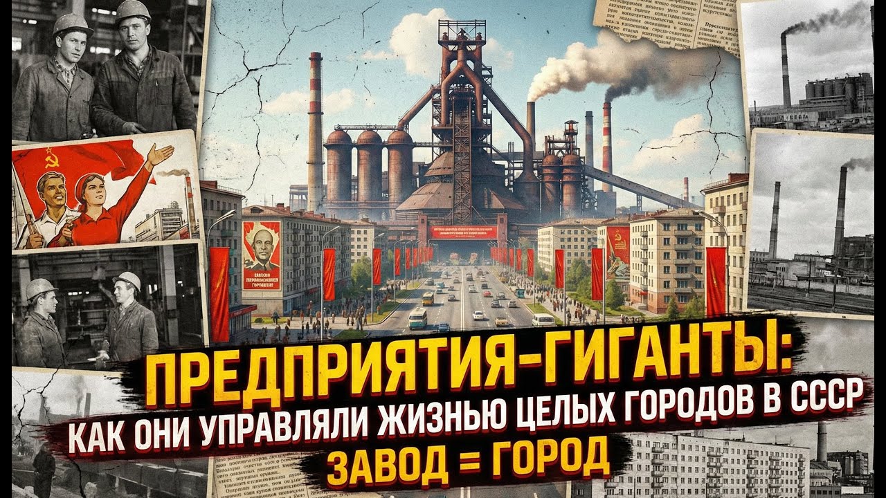 Предприятия-гиганты. Как они управляли жизнью городов