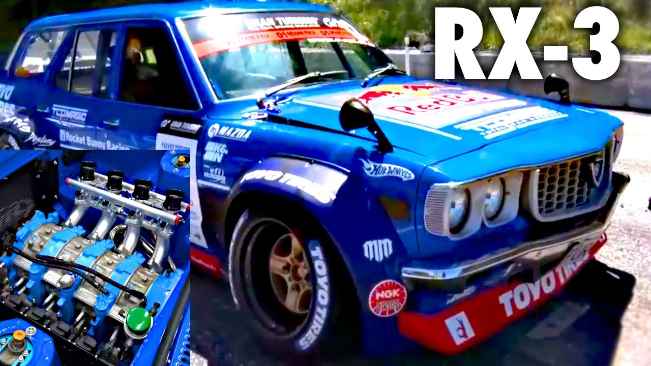 【4ローター NA】マッドマイク が操る マツダ サバンナ RX-3 ワゴン が今 D1GP に降臨【VIDEO OPTION切り抜き TCP MAGIC Rocket Bunny R26B】