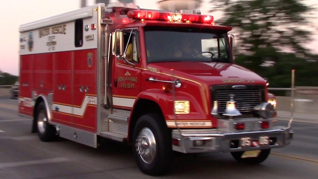 Point Pleasant Fire Department Water Rescue 7506 Responding 7-9-17