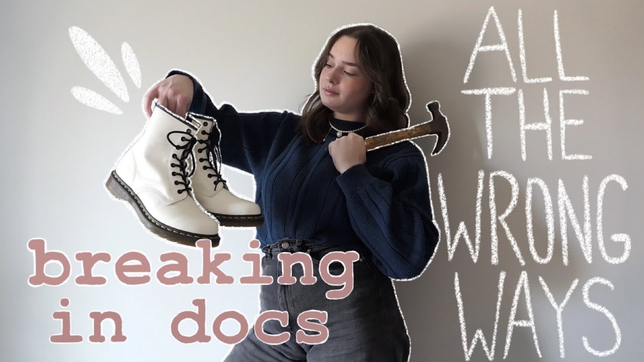 i tried the craziest ways to break in dr martens!