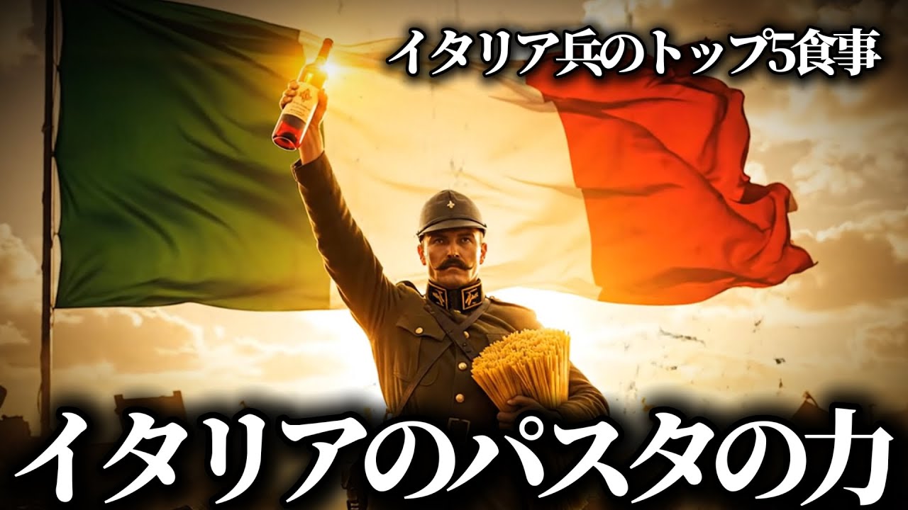 イタリア戦時の食文化― 世界を驚かせた5つの料理。美味でありながら、兵士たちの魂を宿した味。