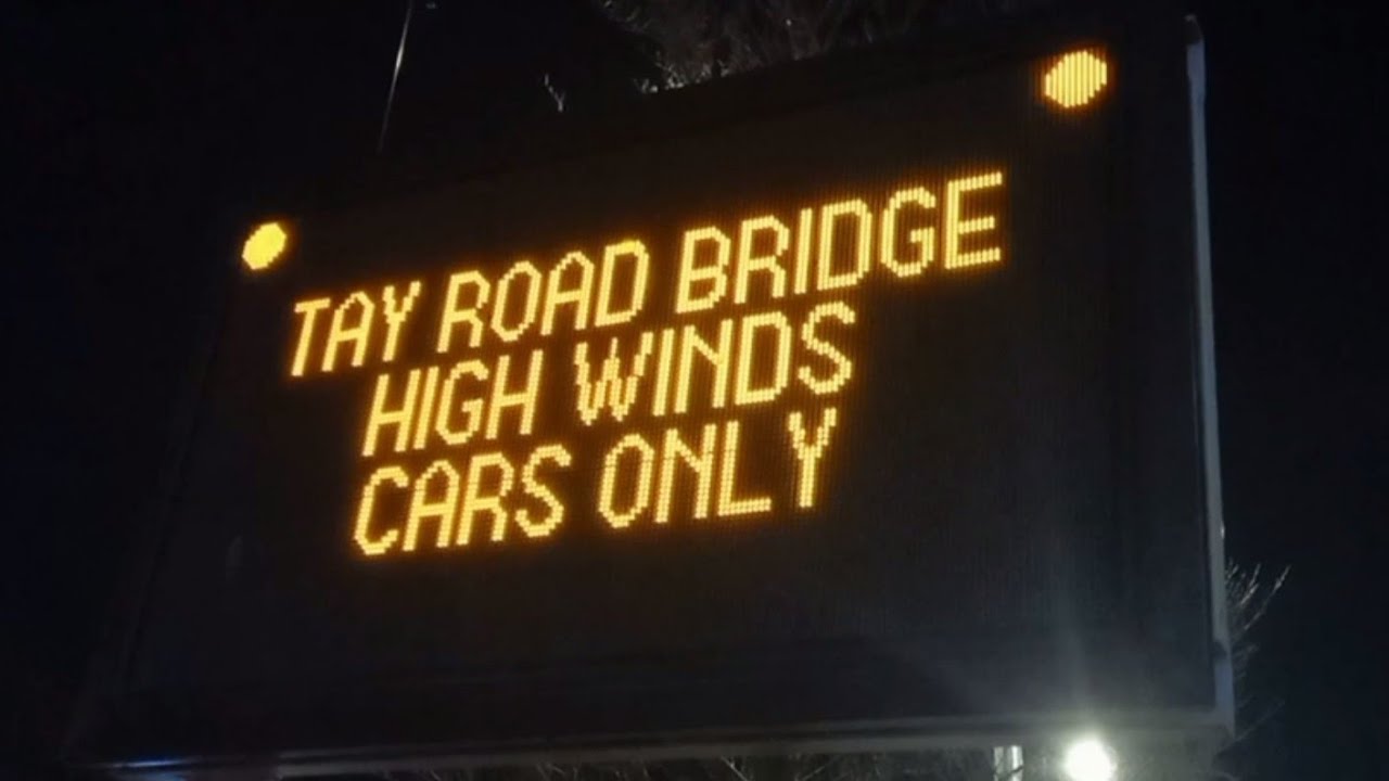Tay Road Bridge (high winds scenario)...Scotland...2022...